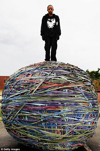 How Big Is The Biggest Rubber Band Ball 22